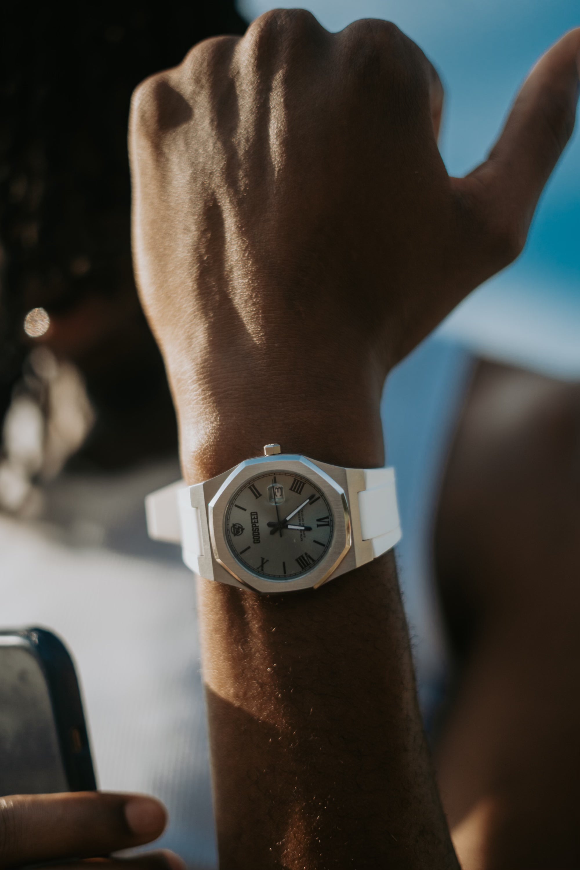 Genesis Datejust- Silver & Light Blue